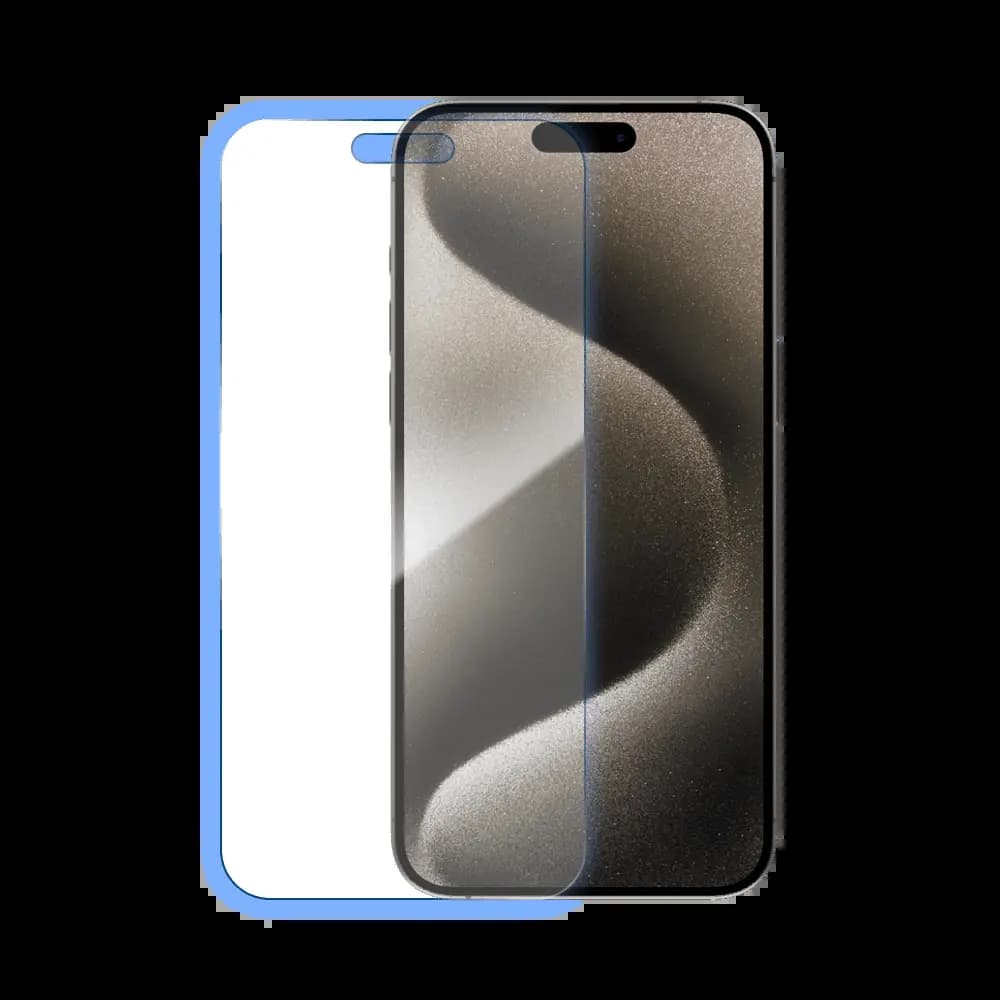 Verre trempé 9H – protection écran Apple iPhone 15 Pro Max – PROTECT Transparent