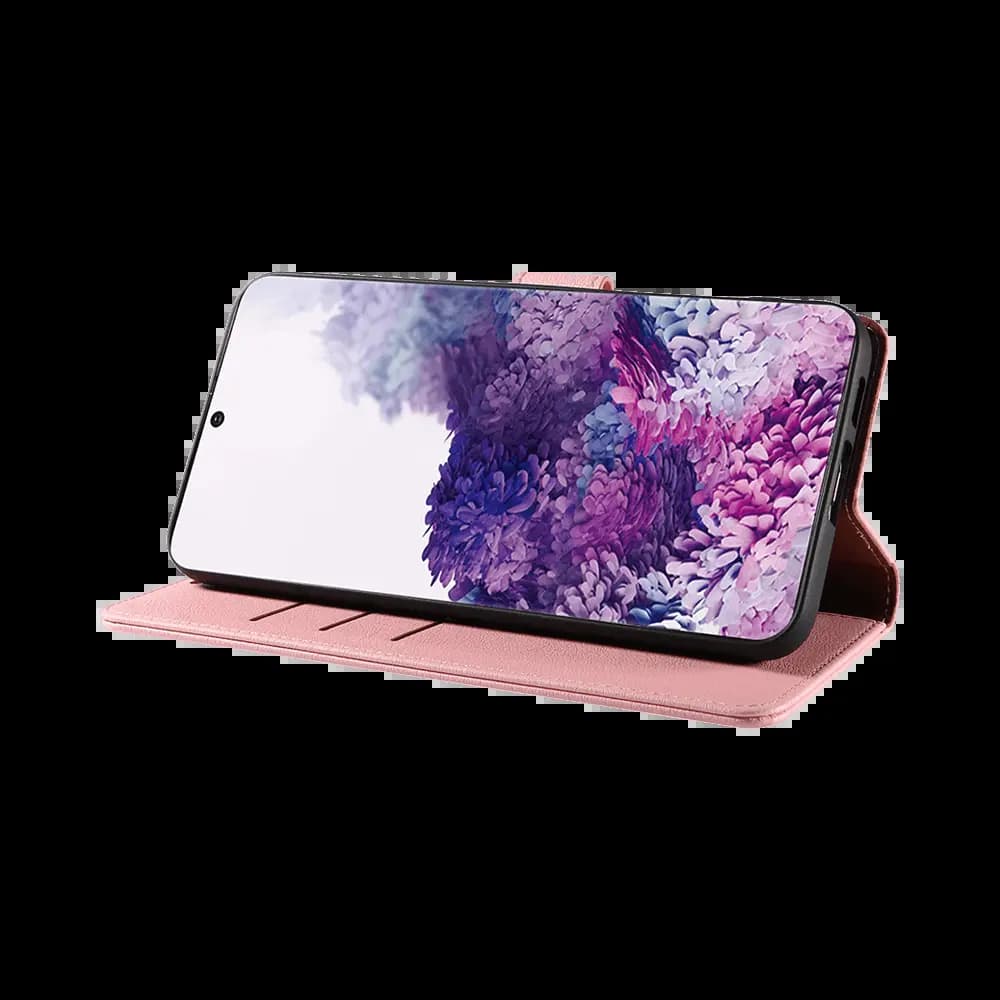 Housse folio anti-RFID Samsung Galaxy S20 FE – PROTECT IP011 Rose - Vue 5