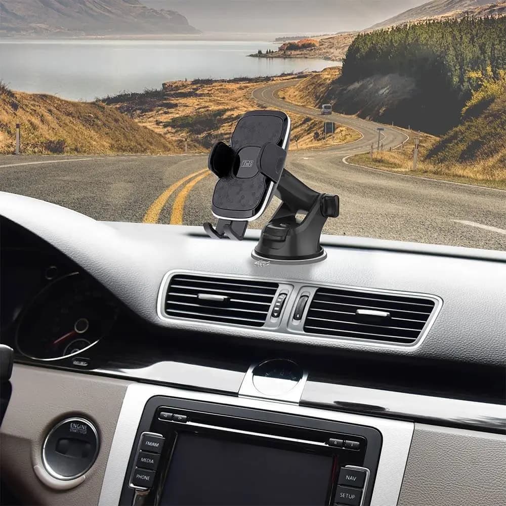 Support Smartphone pour Voiture T'nb avec Bras Téléscopique Noir - Vue 5