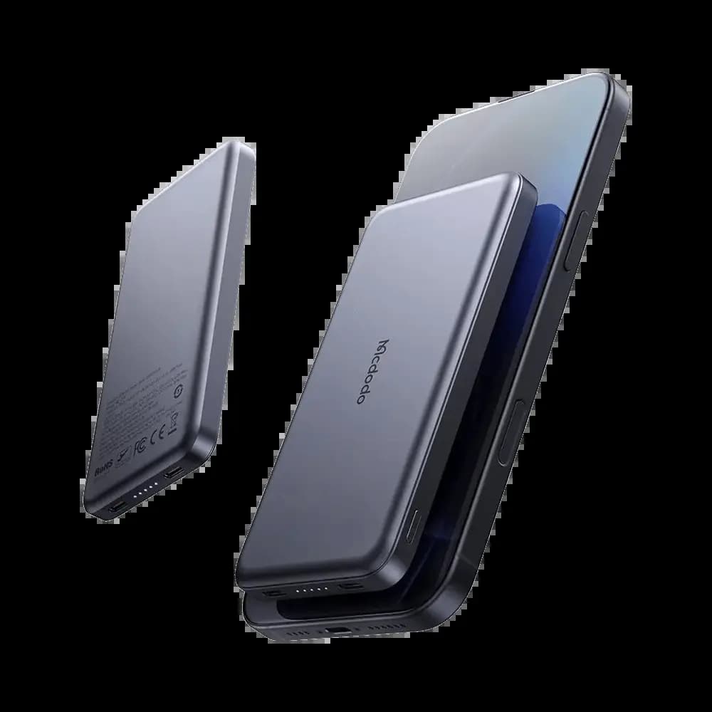 Batterie externe 10000mAh 20W double USB-C ultra slim – Mcdodo MC-3781 Noir - Vue 44