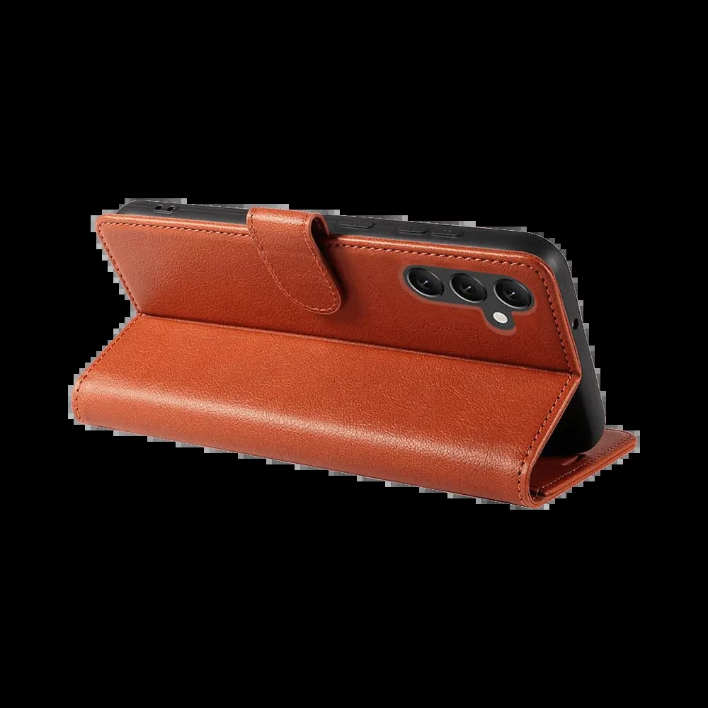 Housse folio anti-RFID Samsung Galaxy A15 5G – PROTECT IP011 Marron  - Vue 2