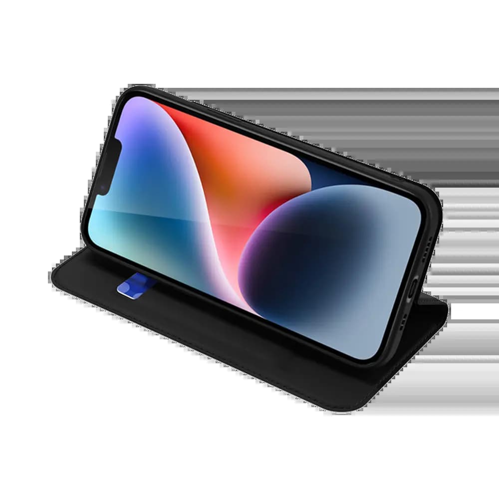 Housse folio iPhone 14 porte-carte – Dux Ducis Skin Pro Noir - Vue 3
