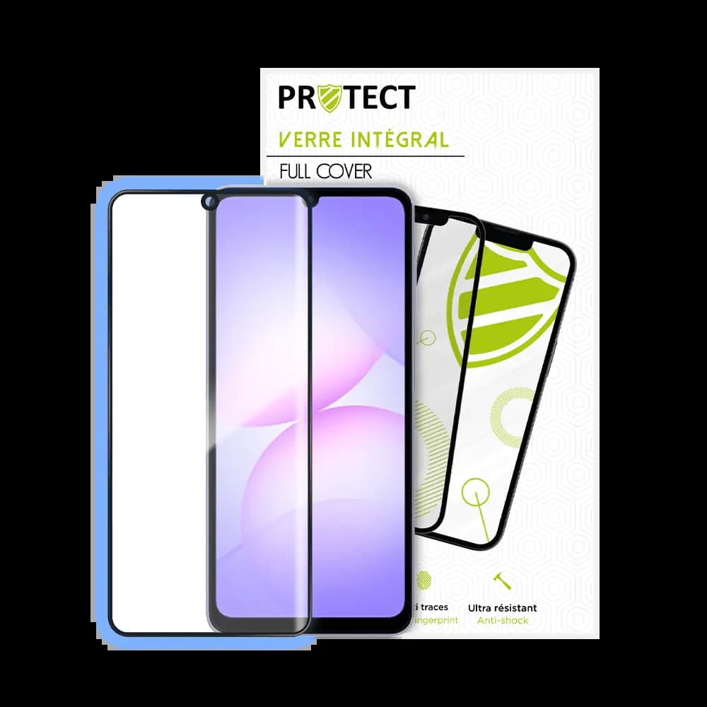Verre trempé intégral 5D 9H – protection écran Samsung Galaxy A07 4G – PROTECT Noir - Vue 2