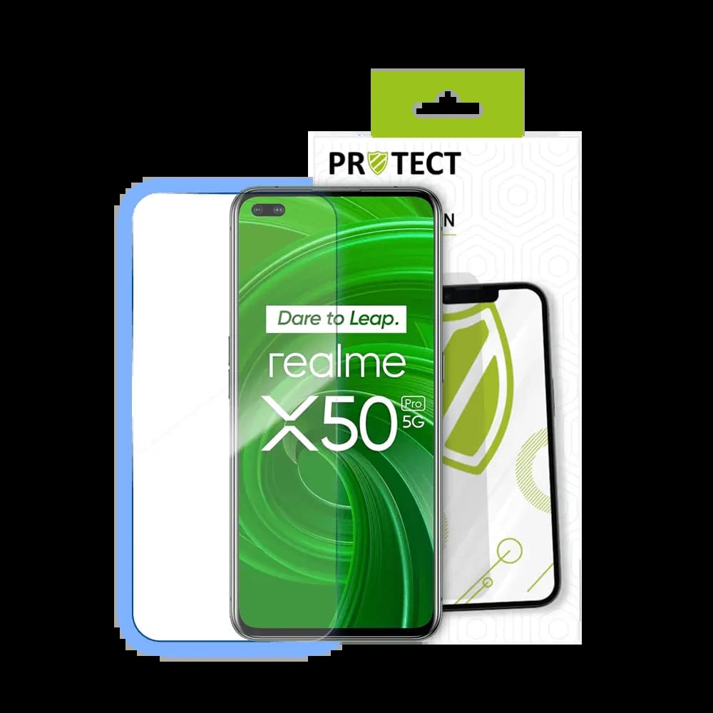 Verre trempé Realme X50 Pro 5G protection écran 9H - PROTECT Transparent - Vue 2