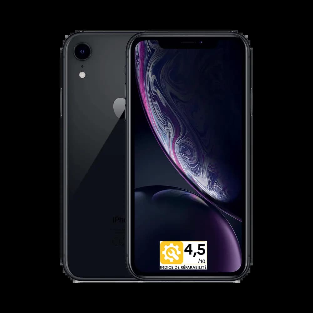 Smartphone occasion iPhone XR 64Go grade AB - Noir