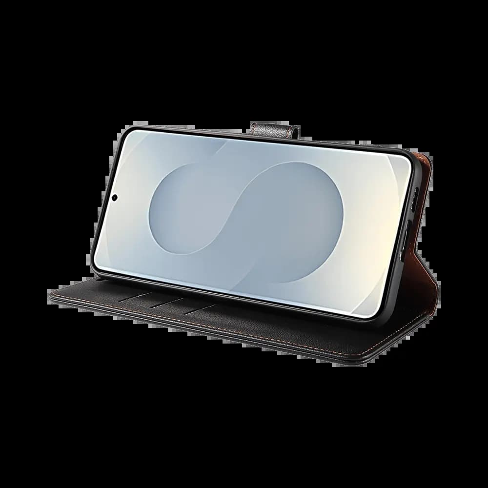 Housse folio anti-RFID Samsung Galaxy S25 Edge – PROTECT IP011 Noir - Vue 5