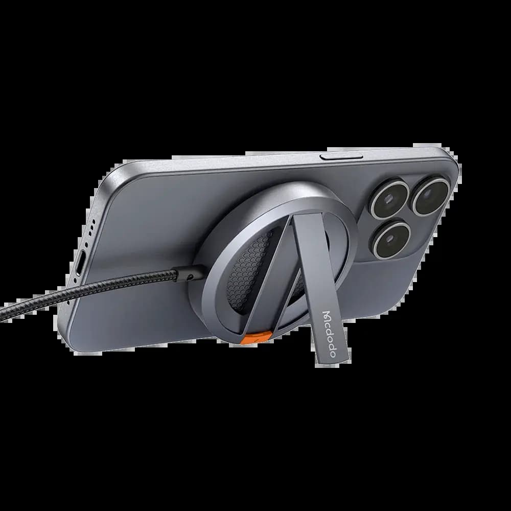 Pad de Charge à Induction pour iPhone (avec Support Pliable) Mcdodo 15W Noir - Vue 3