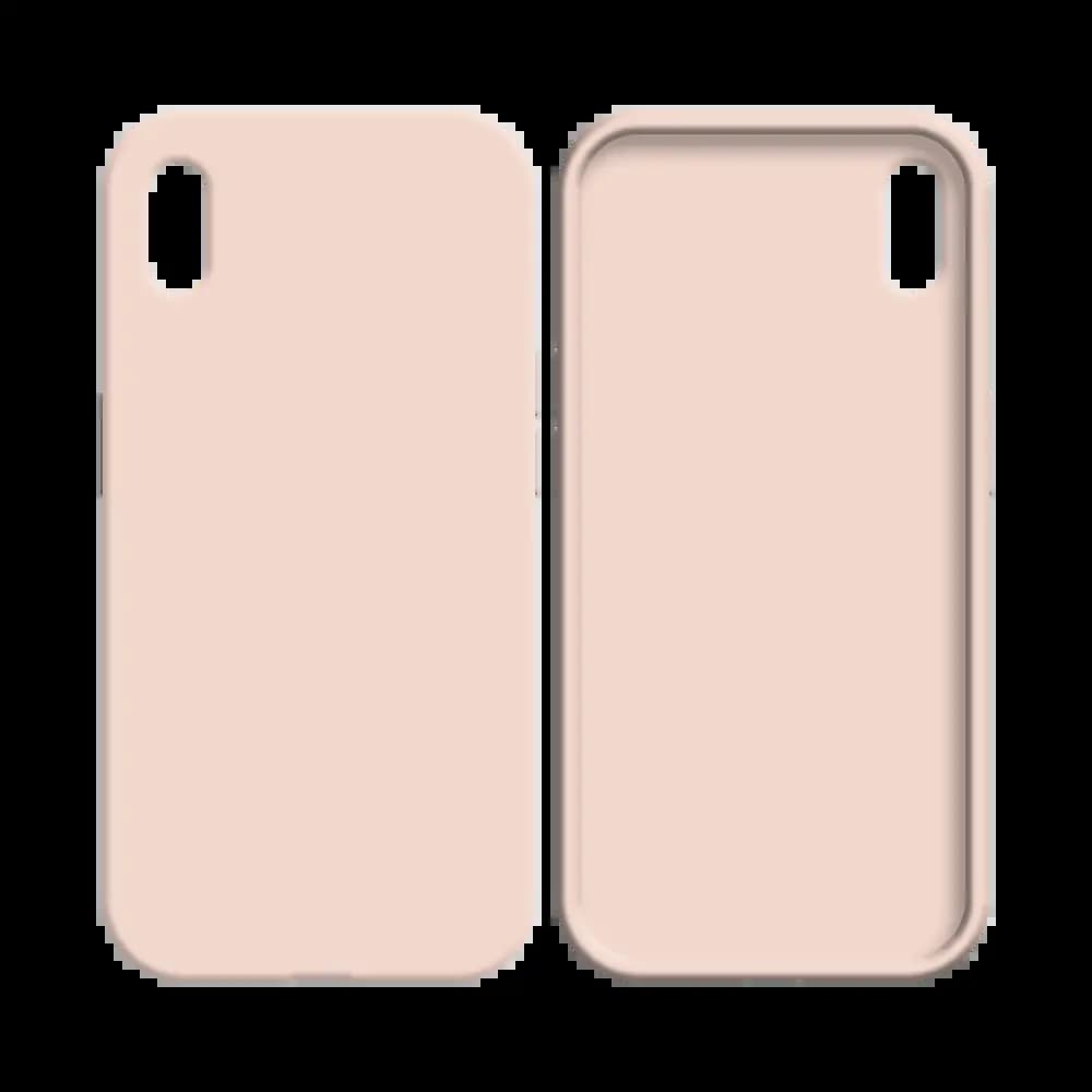 Coque silicone iPhone XR - Rose Gold - Vue 2