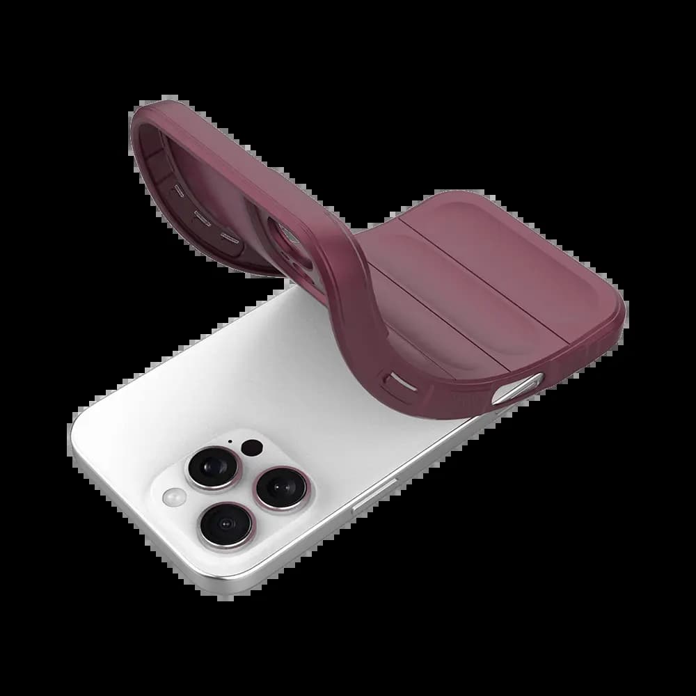 Coque de protection iPhone 16 Pro Max antichoc renforcée – PROTECT IX008 Prune - Vue 3