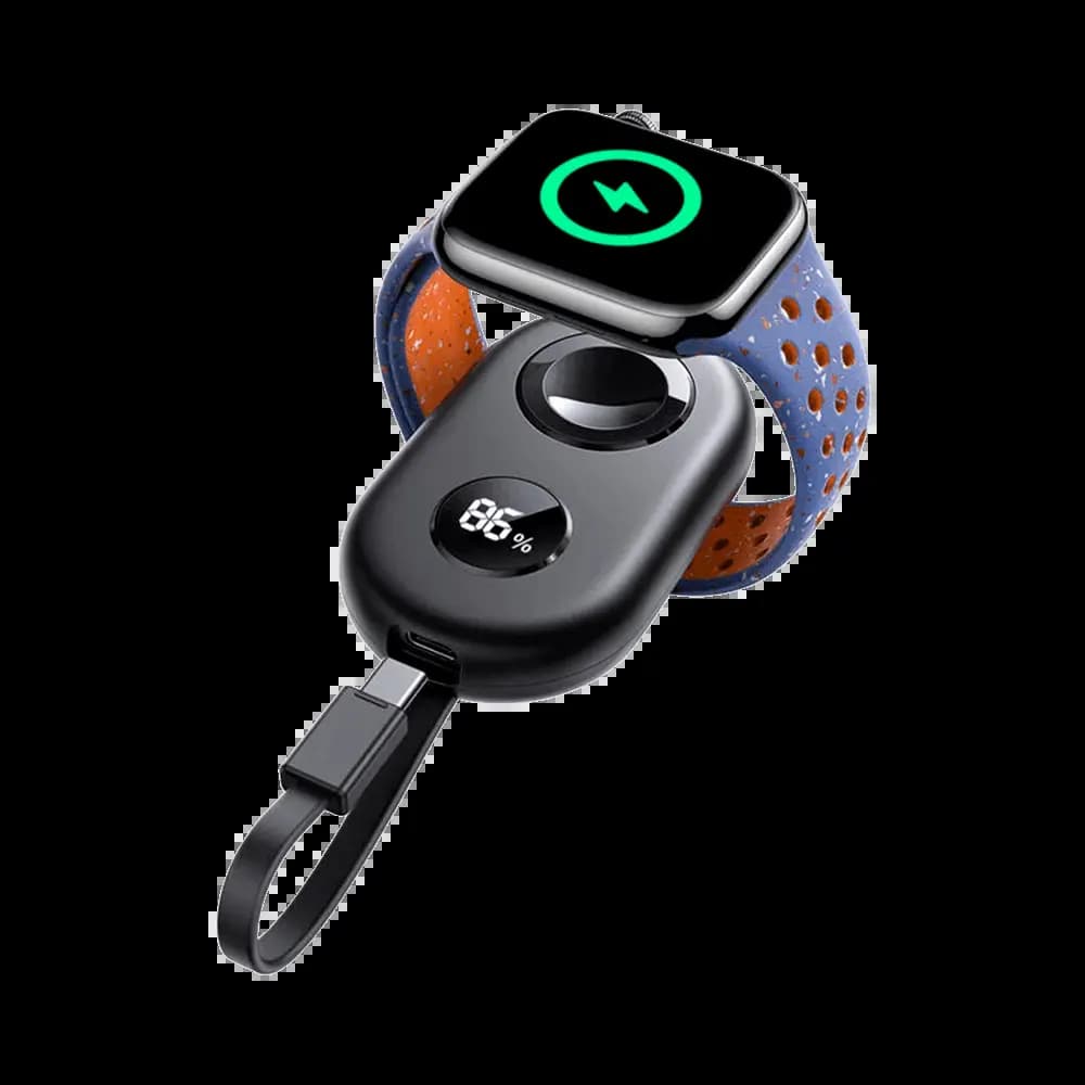 Chargeur montre connectée 2500mAh magnétique avec câble USB-C – Joyroom JR-W09 Noir - Vue 2