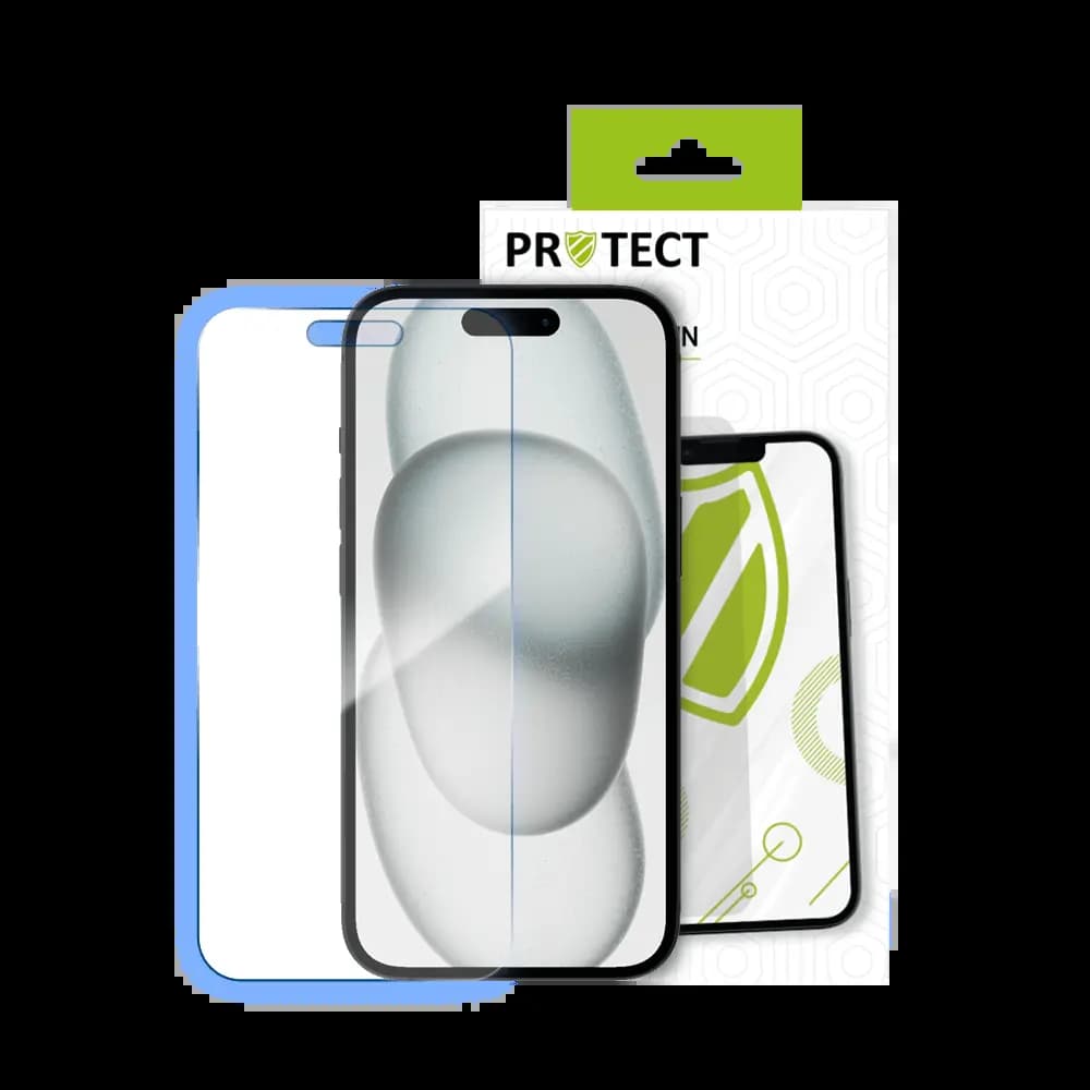 Verre trempé 9H – protection écran Apple iPhone 15 – PROTECT Transparent - Vue 2
