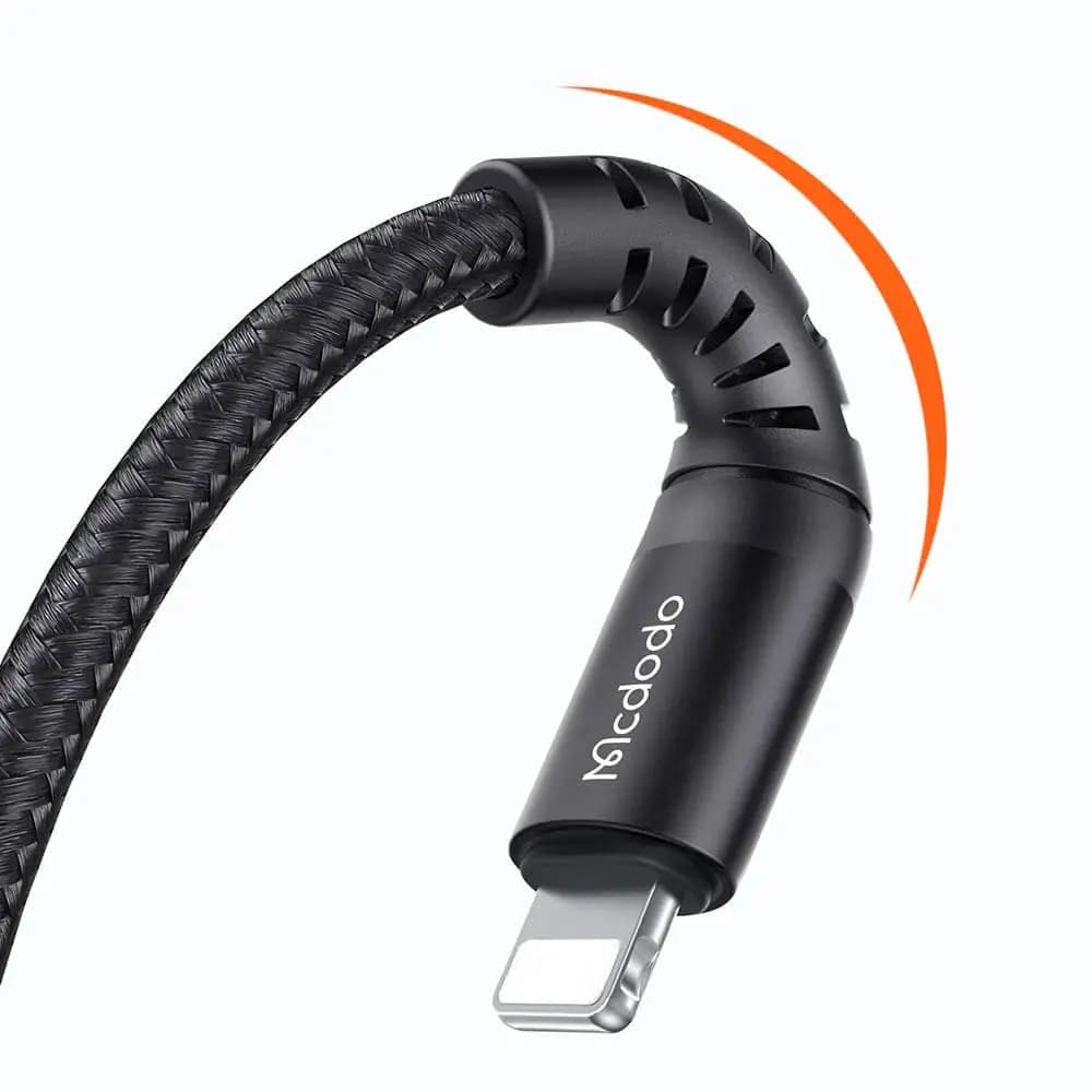 Câble Data USB vers Lightning Mcdodo (1m) Noir - Vue 2
