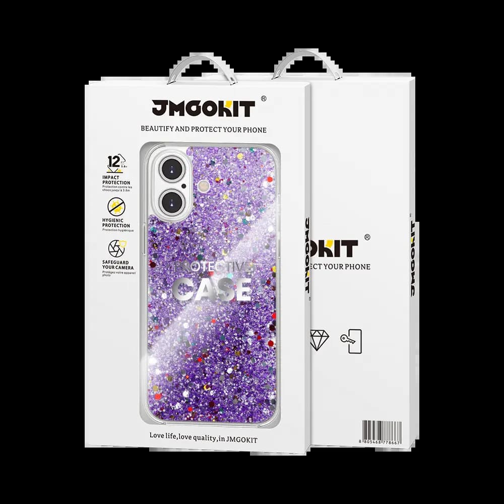 Coque de Protection Twinkle JMGOKIT pour Apple iPhone 16 Violet - Vue 3