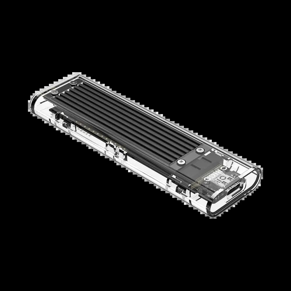 Boîtier SSD M.2 NVMe 10 Gb/s USB-C - Orico Transparent - Vue 5