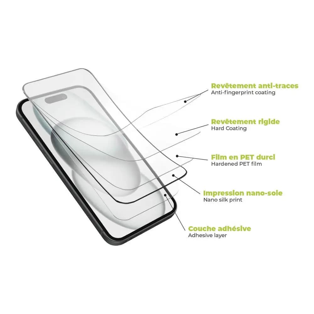 Film de protection extrême 7H – Samsung Galaxy S25 Ultra – PROTECT Transparent - Vue 2