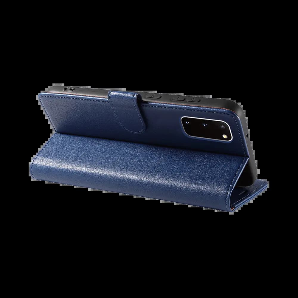 Housse folio anti-RFID Samsung Galaxy S20 – PROTECT IP011 Bleu Marine - Vue 2