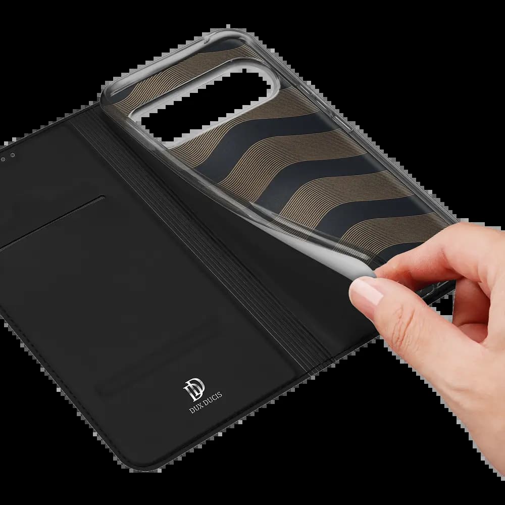 Housse folio Google Pixel 9 Pro XL porte-carte – Dux Ducis Skin Pro Noir - Vue 5