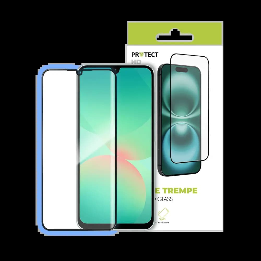 Verre trempé Samsung Galaxy A26 5G - protection écran 9H - PROTECT Transparent - Vue 3