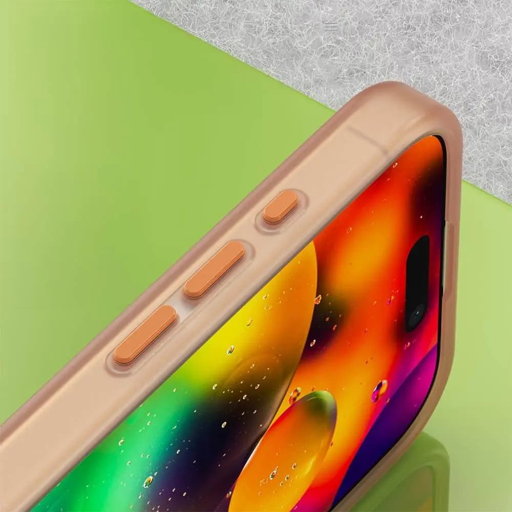 Coque MagSafe bi-matière – iPhone 17 – PROTECT MF-006 Orange - Vue 3