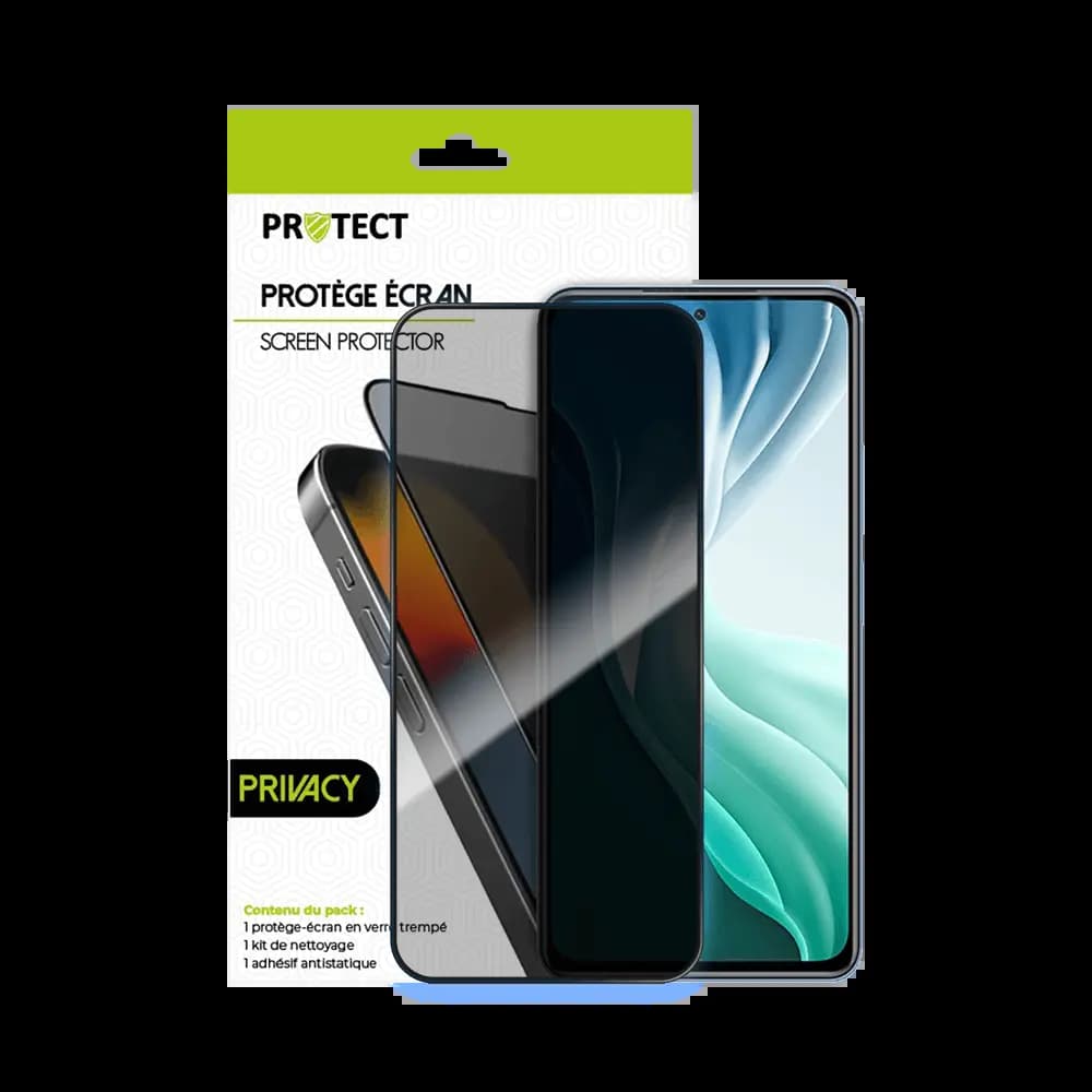 Verre trempé anti-espions 9H – Xiaomi Mi 11i 5G – PROTECT Transparent - Vue 2