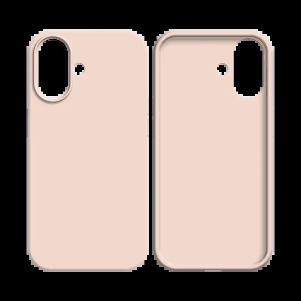 Coque silicone iPhone 16 Plus - Rose Gold - Vue 2