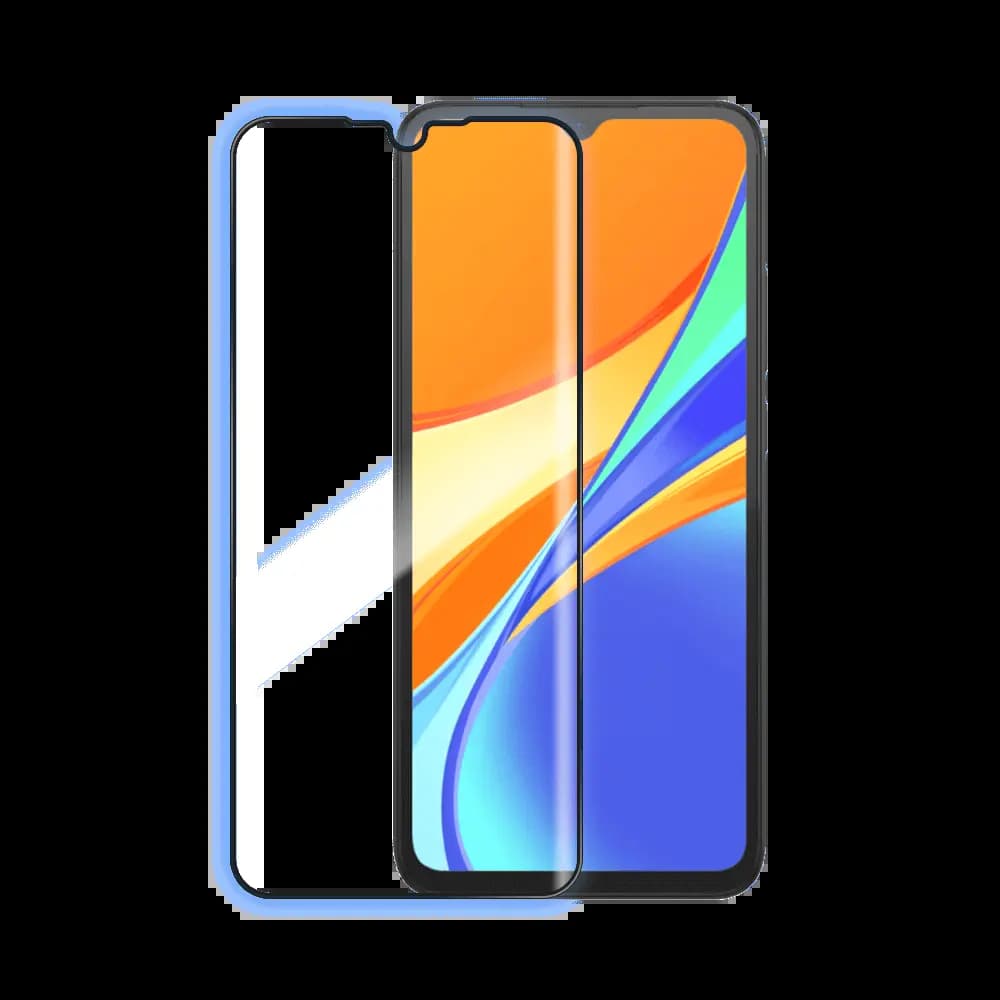 Verre trempé intégral 5D 9H – protection écran Xiaomi Redmi 9C NFC – PROTECT Noir