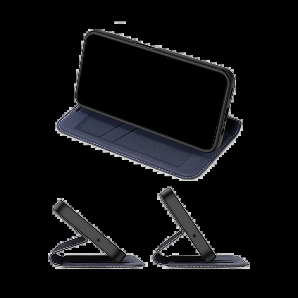 Housse folio Samsung Galaxy A14 5G avec porte-cartes + support – Dux Ducis Skin X2 Noir - Vue 2