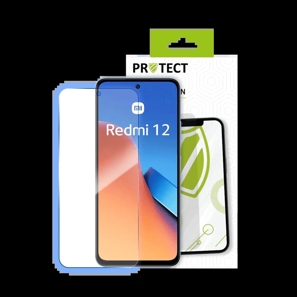 Verre trempé 9H – protection écran compatible Xiaomi Redmi 12 4G / 12 5G / Poco M6 Pro 5G – PROTECT Transparent - Vue 2