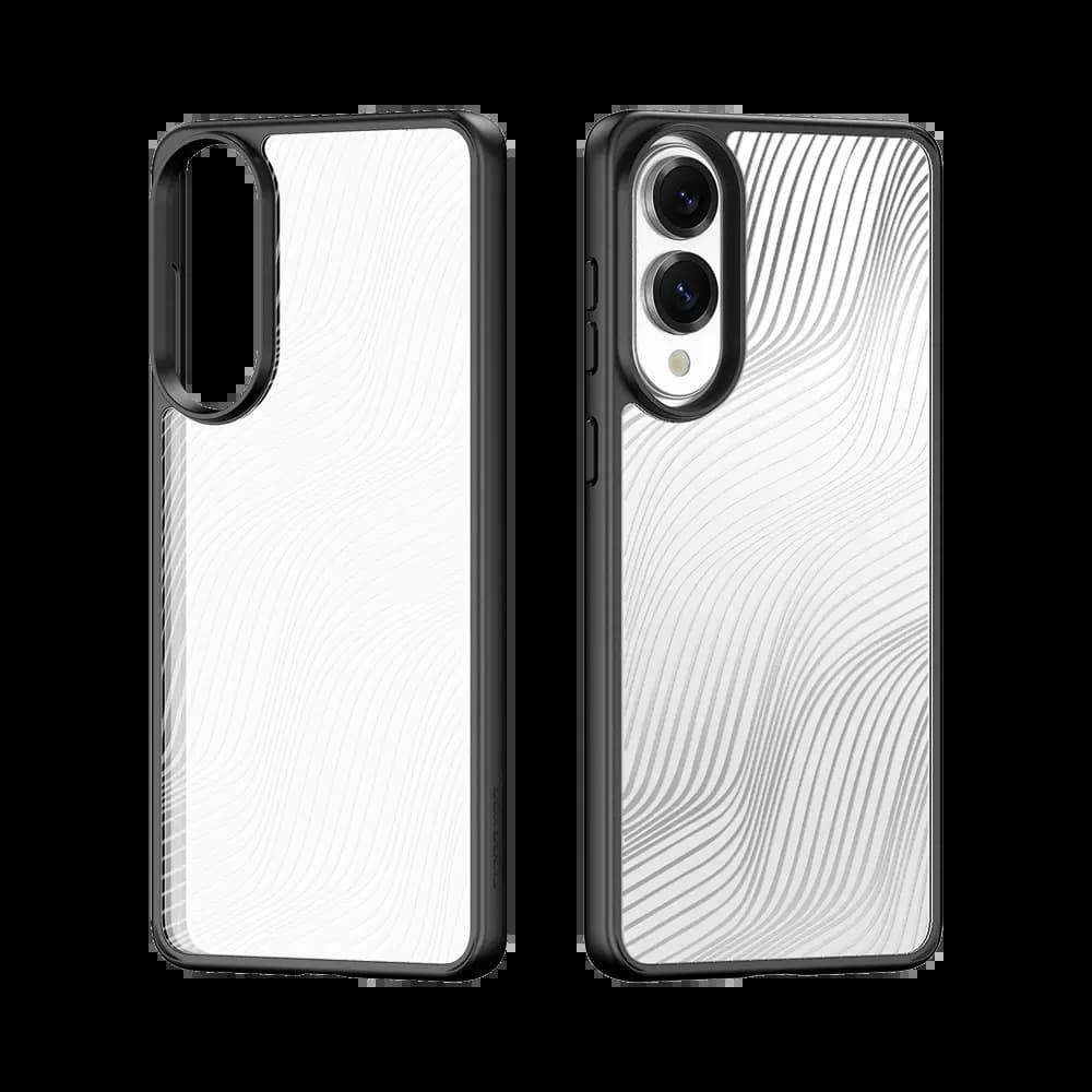 Coque anti-chocs finition mate – Samsung Galaxy S25 Edge – Dux Ducis Aimo Noir - Vue 3