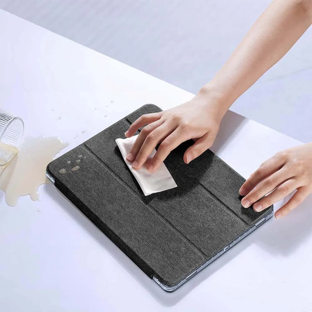 Housse folio Samsung Galaxy Tab S8 / S9 / S10 Ultra avec porte-stylet - Dux Ducis Unid Noir - Vue 5