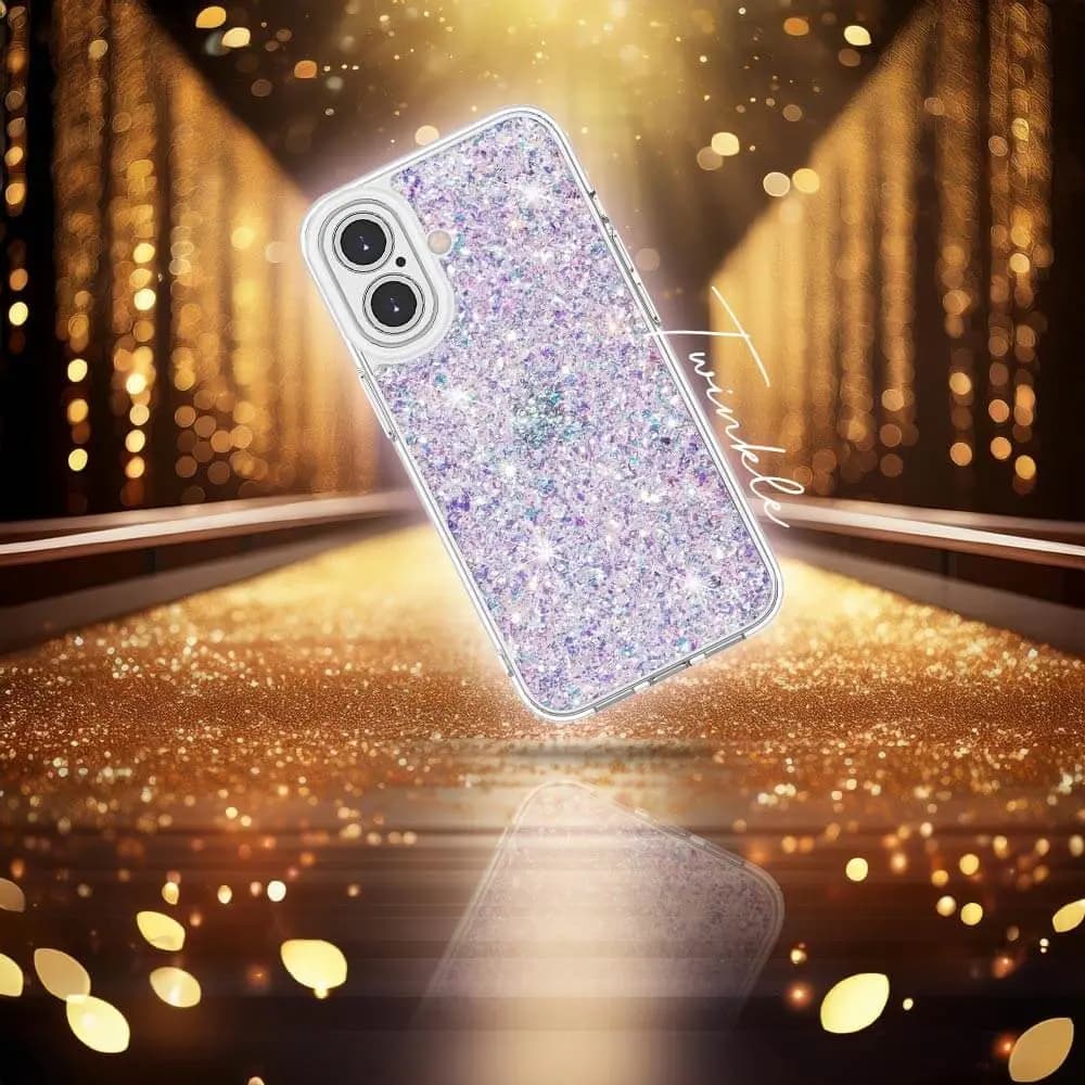 Coque de Protection Twinkle JMGOKIT pour Apple iPhone 16 Plus Argent - Vue 2