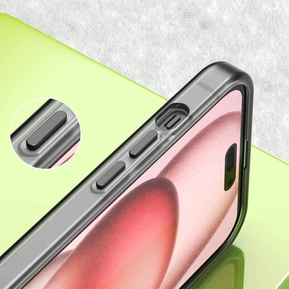 Coque MagSafe bi-matière – iPhone 15 Plus – PROTECT MF-006 Noir - Vue 3