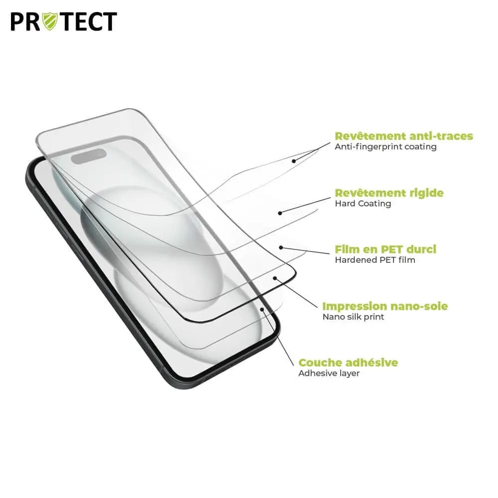 Film de protection extrême 7H – compatible Samsung Galaxy A36 5G / A56 5G – PROTECT Transparent - Vue 2