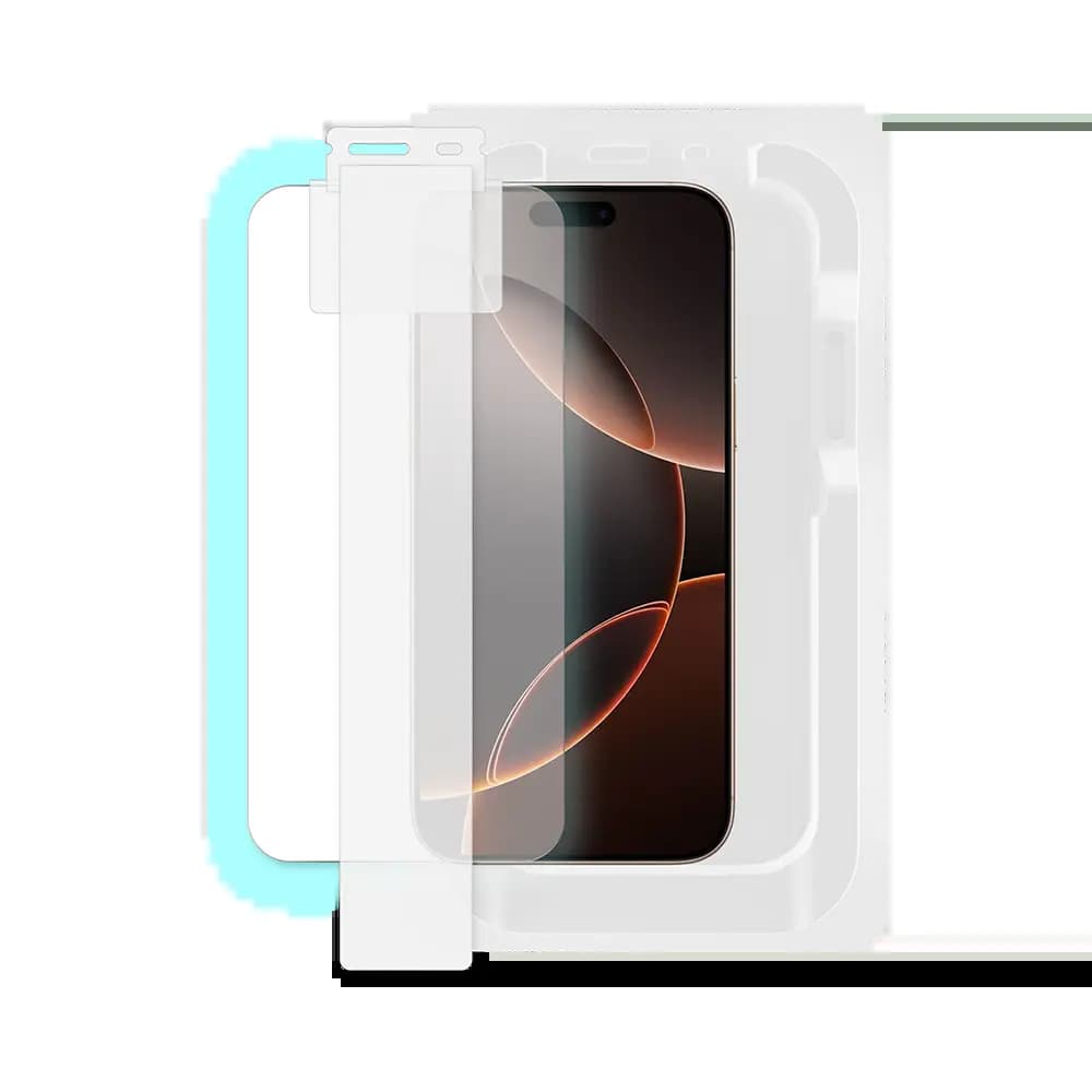 Verre trempé (x2) iPhone 16 Pro Max - applicateur installation facile - PROTECT - Vue 2