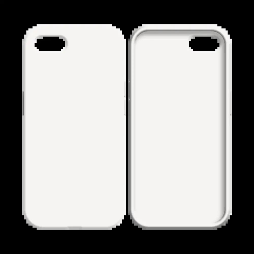 Coque silicone iPhone 7 / 8 / SE - Blanc - Vue 2