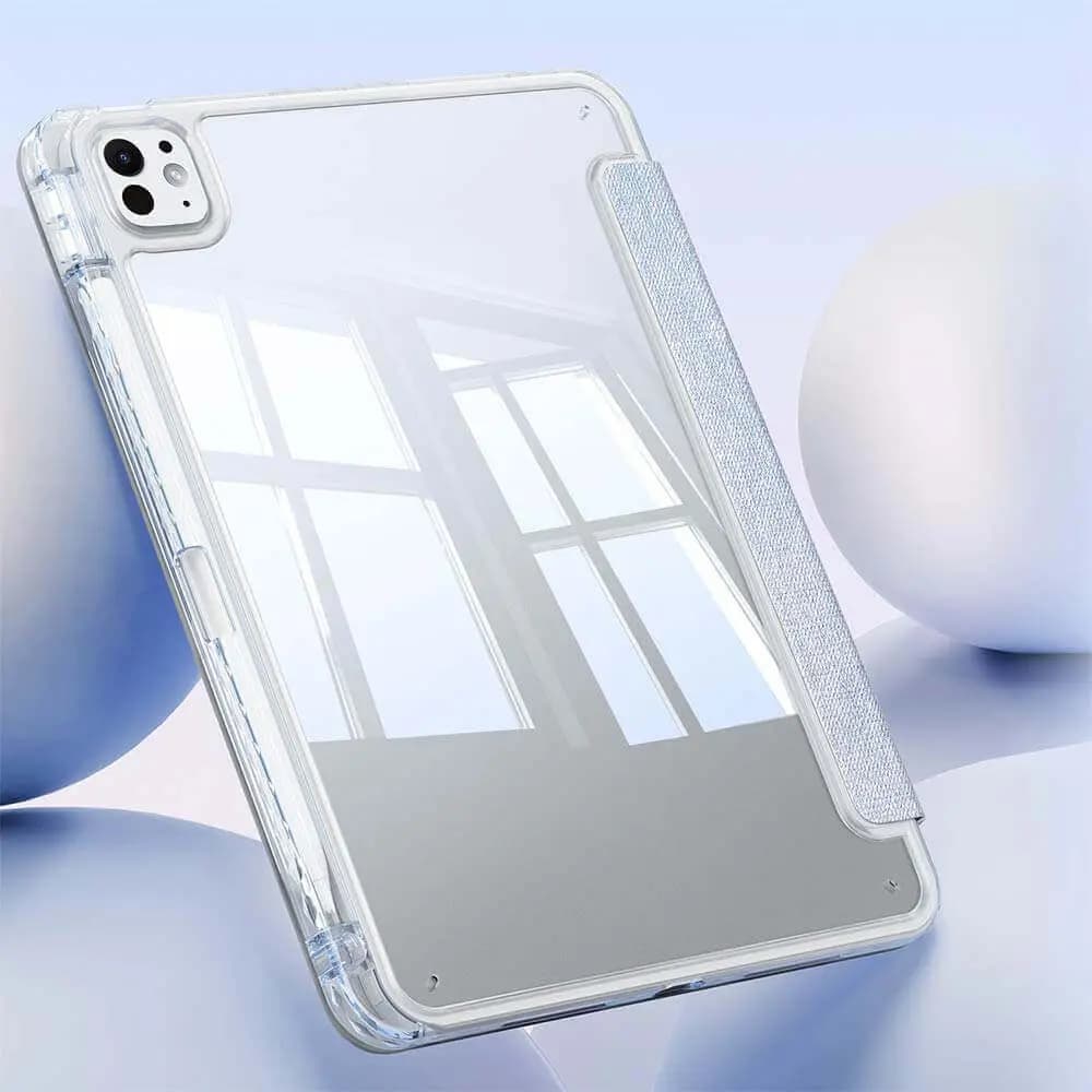 Housse folio iPad Pro 11" M4 avec porte-stylet - Dux Ducis Unid Bleu - Vue 2