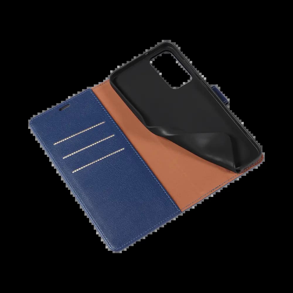 Housse folio anti-RFID Samsung Galaxy S20 Ultra – PROTECT IP011 Bleu Marine - Vue 4