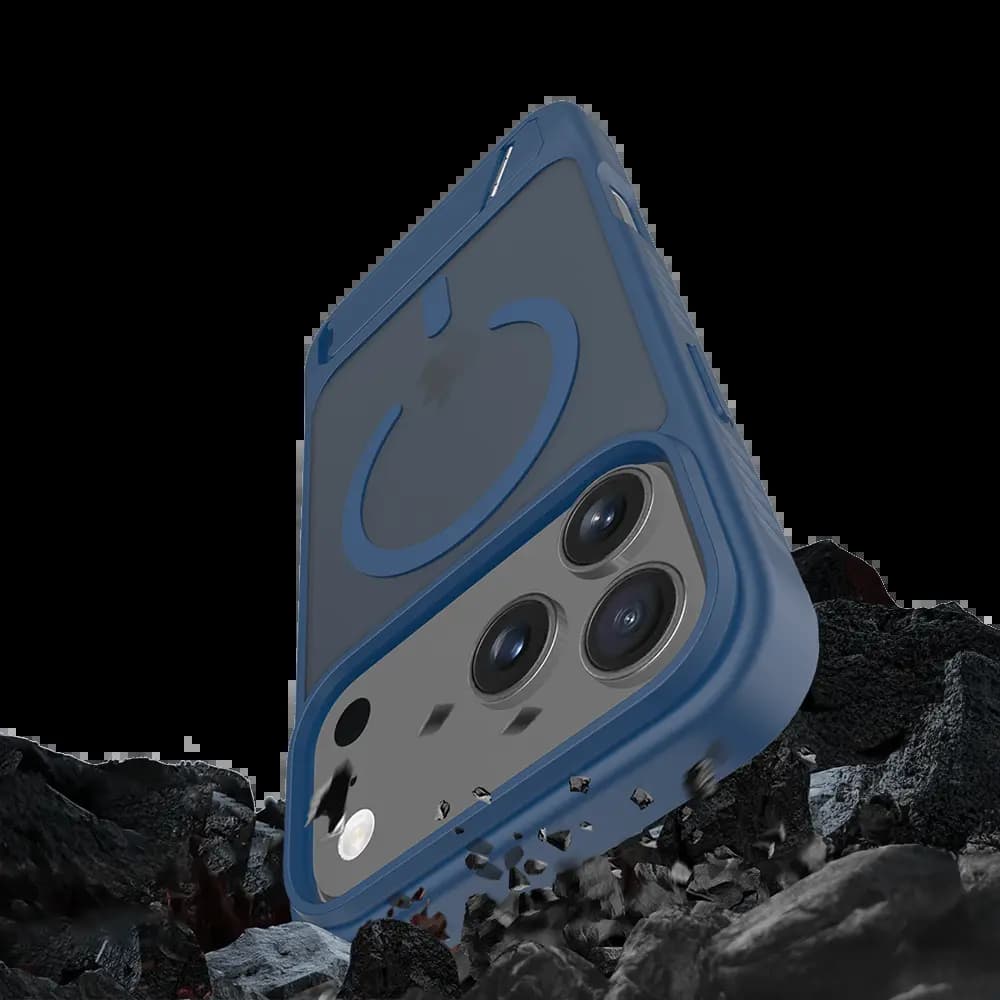 Coque de protection MagSafe avec support – Apple iPhone 17 Pro – PROTECT IF014 Bleu - Vue 3