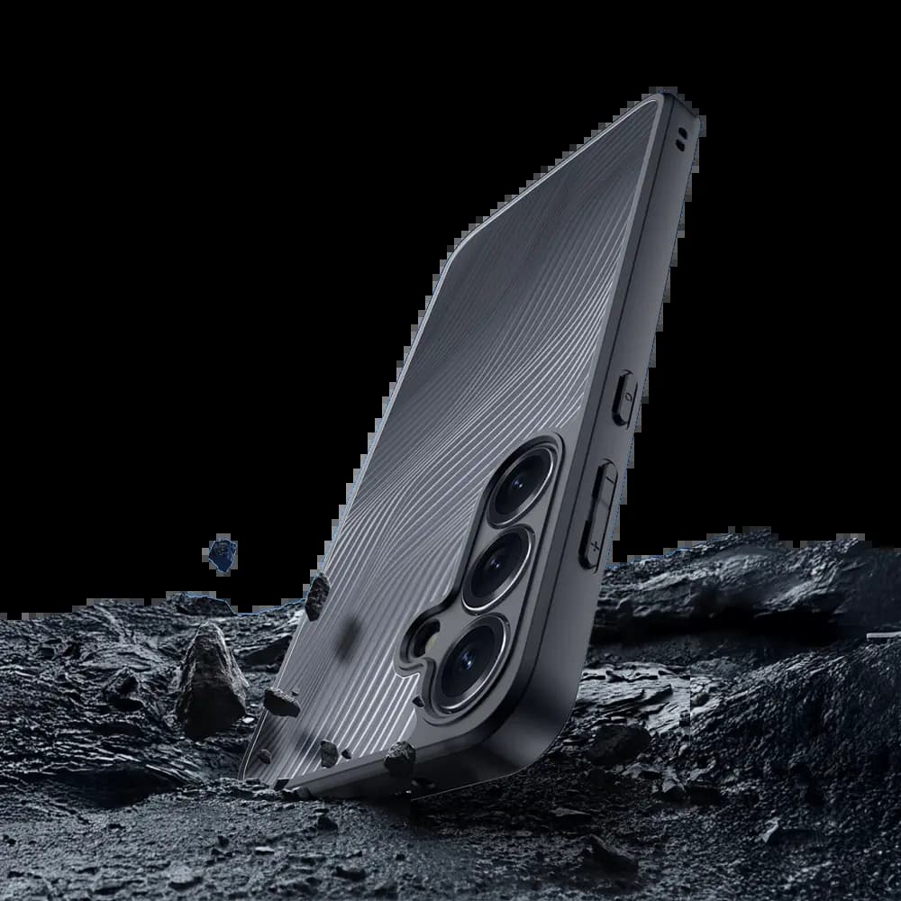 Coque anti-chocs finition mate – Samsung Galaxy S25+ – Dux Ducis Aimo Noir - Vue 4