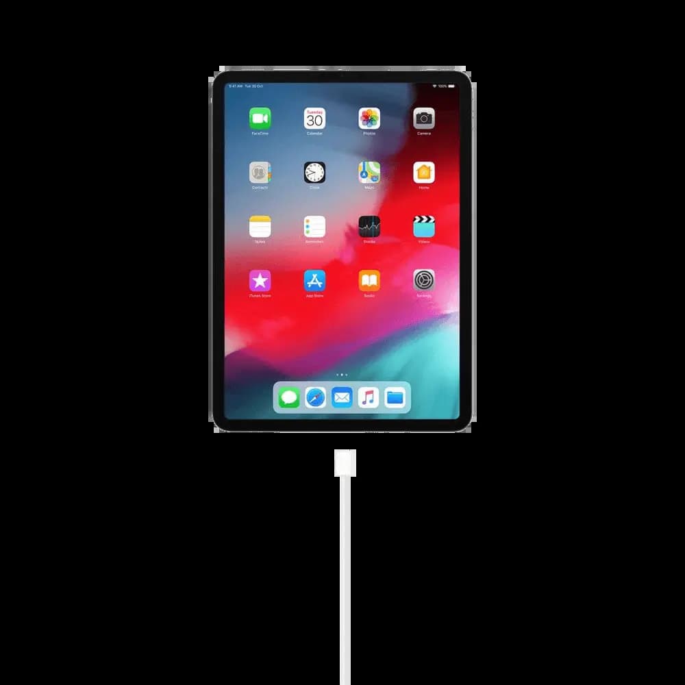 Câble Apple USB-C vers USB-C officiel (1m) - Blanc - Vue 3