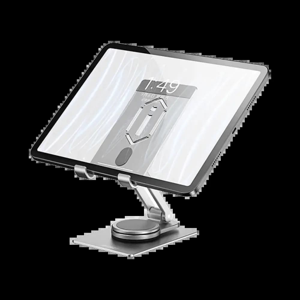 Support smartphone et tablette Wiwu Pliable - rotation 360° en alliage d'aluminium Argent - Vue 3