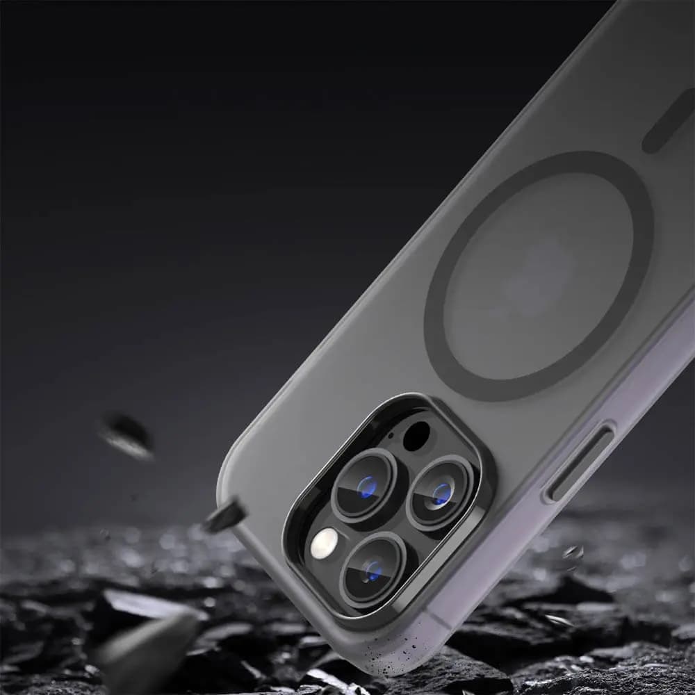 Coque MagSafe bi-matière – iPhone 14 Pro – PROTECT MF-006 Noir  - Vue 4