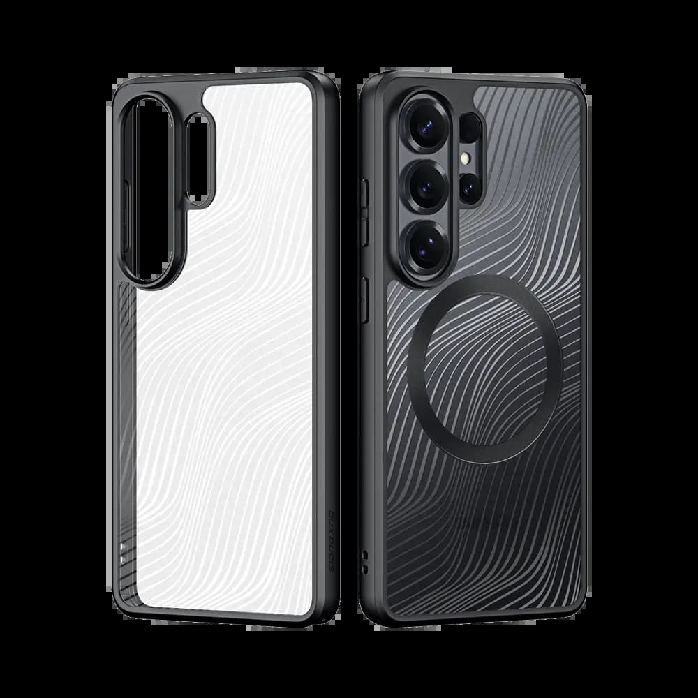 Coque MagSafe Samsung Galaxy S26 Ultra anti-chocs – Dux Ducis Aimo Mag Noir - Vue 4