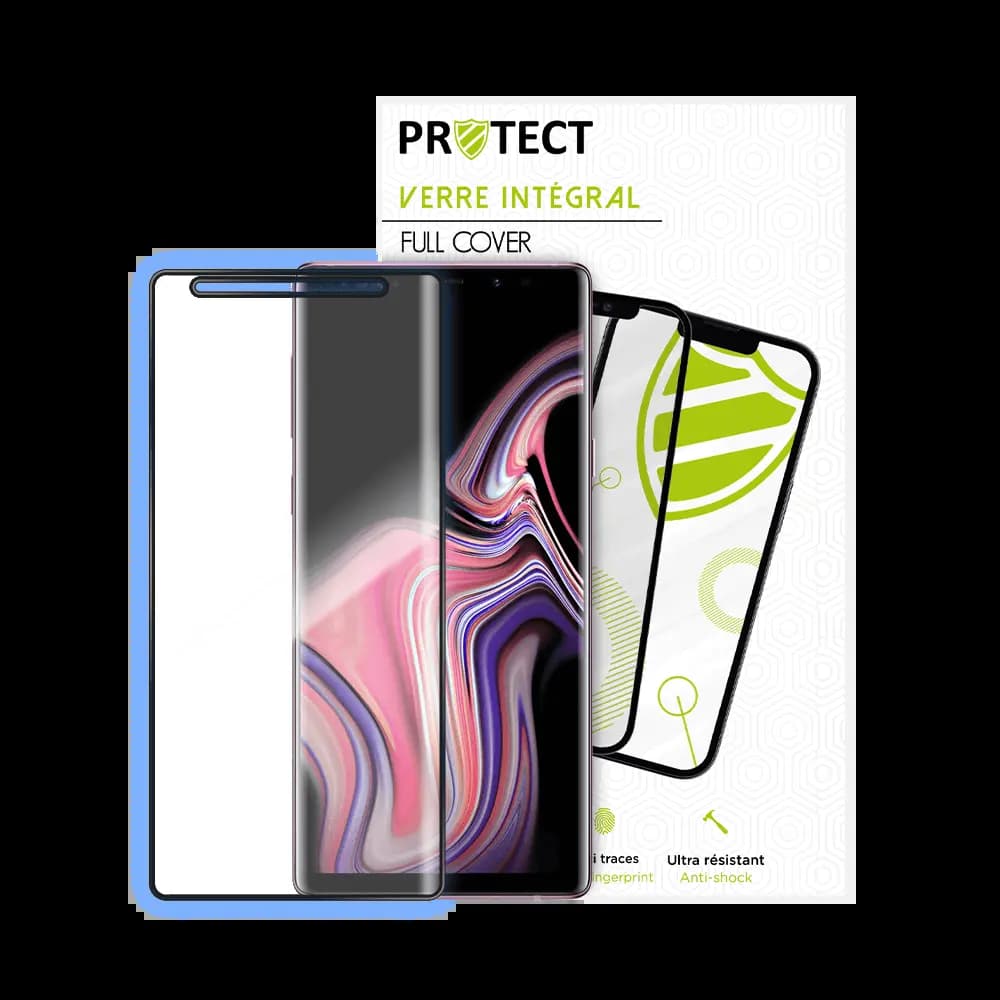 Verre trempé intégral 5D 9H – protection écran Samsung Galaxy Note 9 – PROTECT Noir - Vue 2