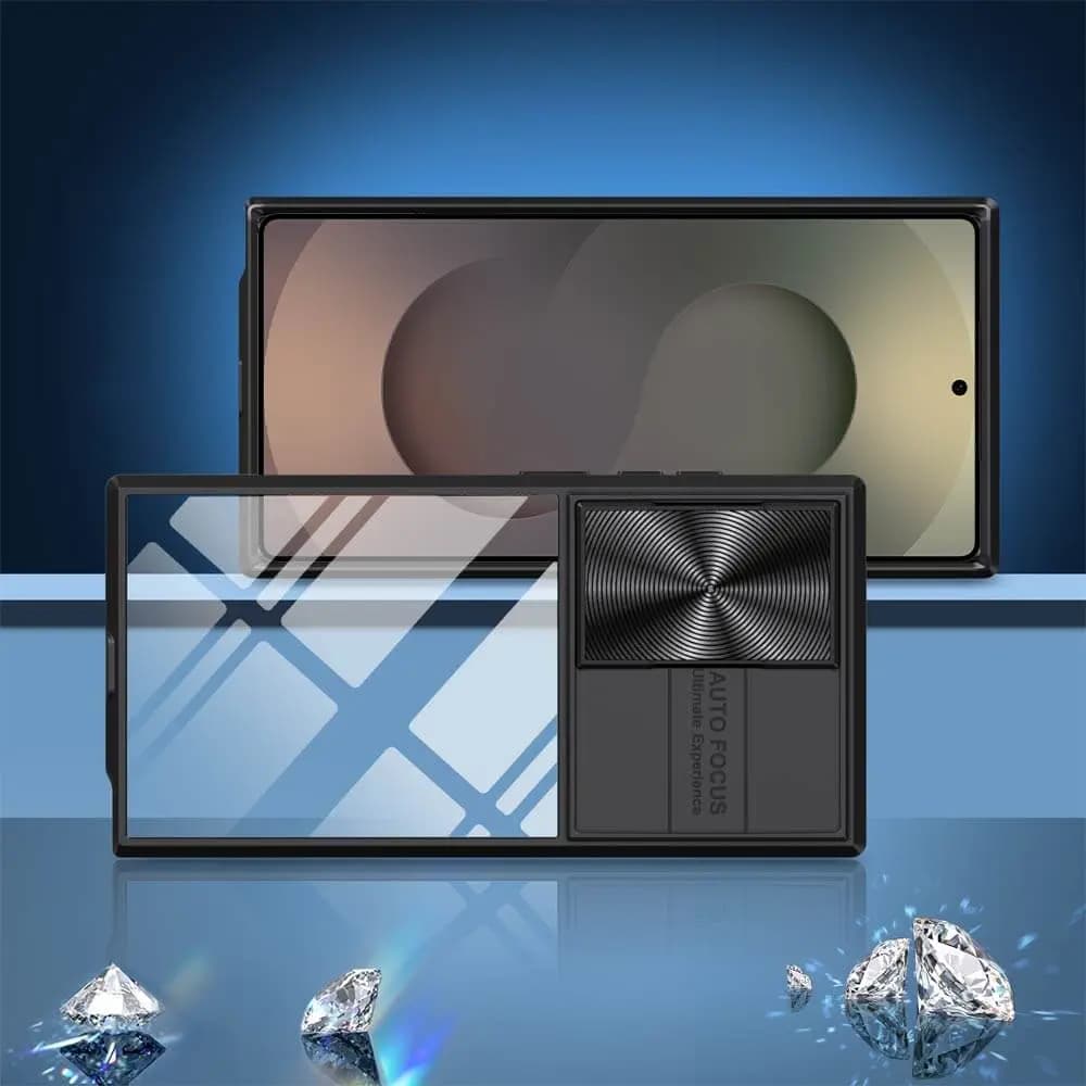 Coque avec cache caméra – Samsung Galaxy S25 Ultra – PROTECT IE027 Noir - Vue 2