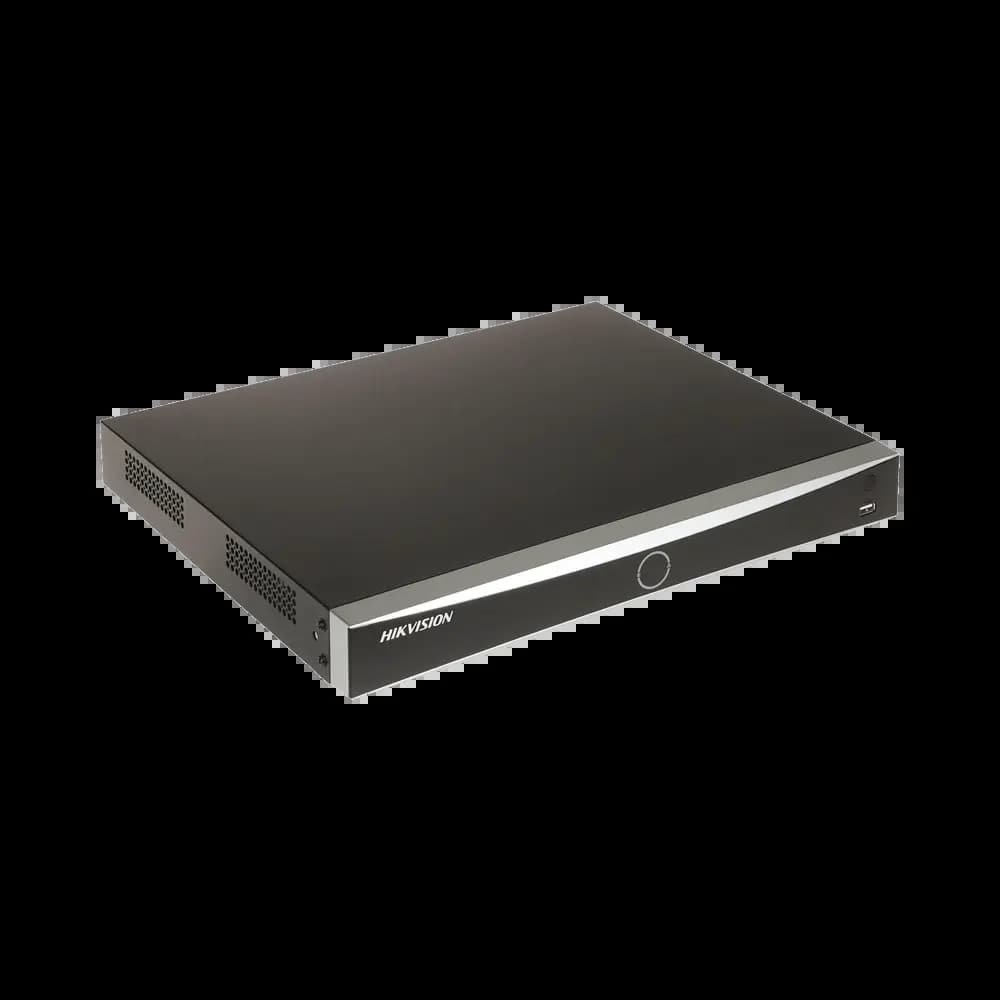 Enregistreur NVR avec IA Hikvision DS-7608NXI-K2/8P AcuSense (8 Channels PoE, 2 Ports HDD) Noir - Vue 3