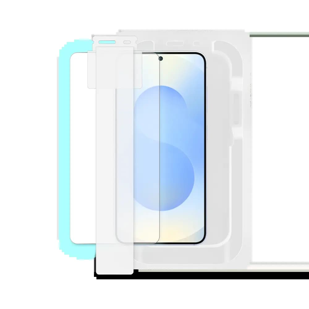 Verre trempé (x2) Samsung Galaxy S24 Plus 5G / S25 Plus - applicateur installation facile - PROTECT - Vue 2
