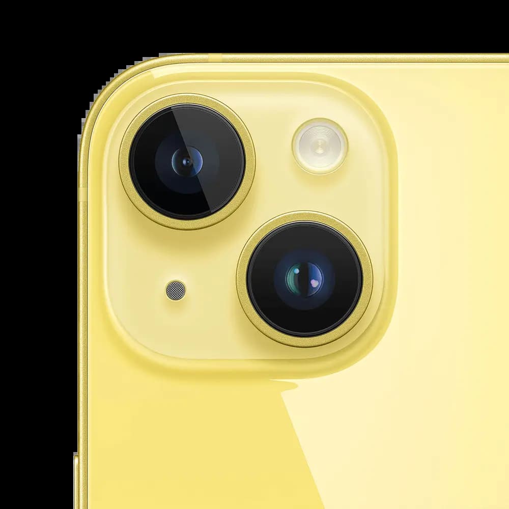 Smartphone occasion iPhone 14 128Go - Jaune - Vue 3