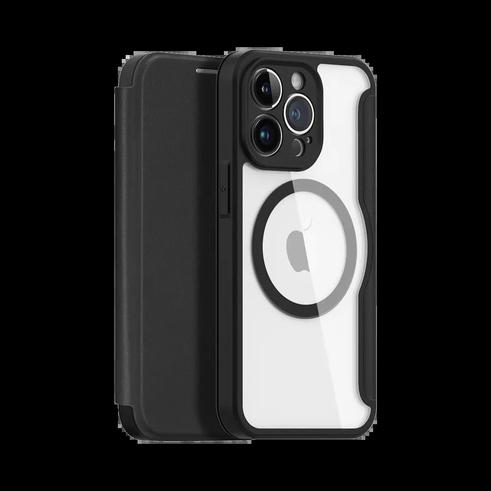 Housse folio MagSafe iPhone 13 Pro – Dux Ducis Skin X Pro Noir - Vue 2