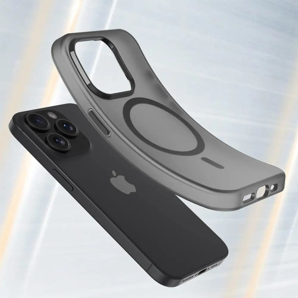 Coque MagSafe bi-matière – iPhone 16 Pro – PROTECT MF-006 Noir - Vue 2